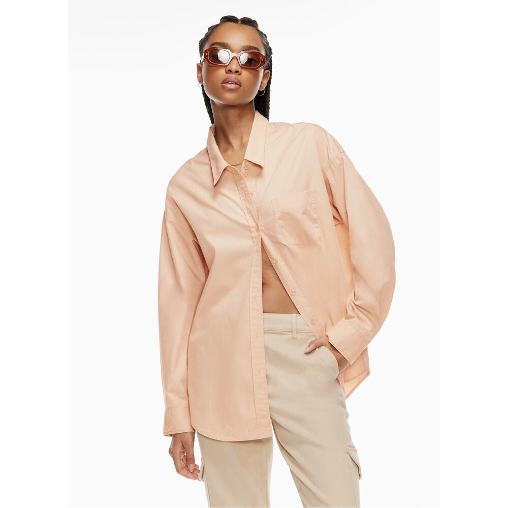 Wilfred Free Organic Linen Button Up Size Small Oversized